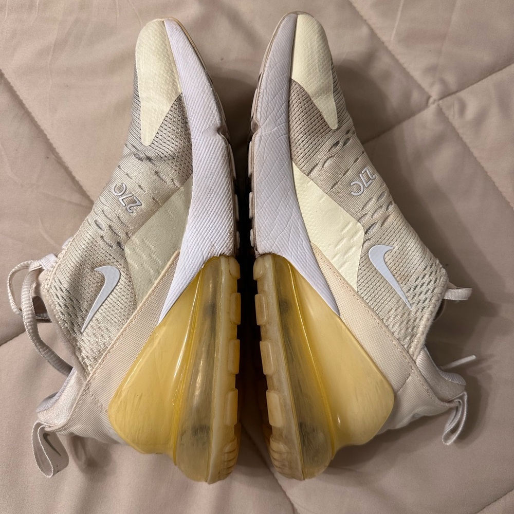 Nike Women's Air Max 270 Yellow Sneakers